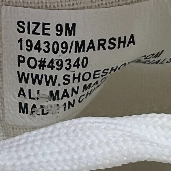 Womens 194309 Marsha White Low Top Canvas Cap Toe Lace Up Size 9 M Sneakers - Picture 9 of 9